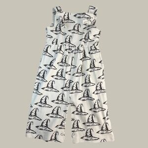 Kate Quinn Organic Cotton Romper Jumpsuit Witch Hats Size 3-6 Months NWOT